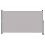 Patio Retractable Side Awning 140 x 300 cm Grey 45192
