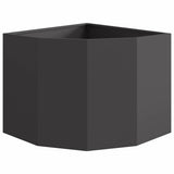 Corner Planter Black 60 x 60 x 50 cm Steel 883661
