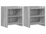 Bedside Tables 2 pcs Grey Sonoma 40 x 30 x 60 cm 8011006