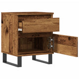 Bedside Cabinet Old Wood 40x35x50 cm Engineered Wood 857436