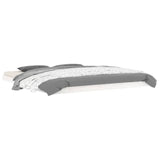 Bed Frame without Mattress White 180x200 cm Super King Solid Wood Pine 823430