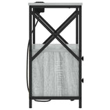 Bedside Cabinet Grey Sonoma 40 x 31 x 60 cm Engineered Wood 859566
