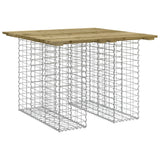 Garden Table Gabion Design 100x102x72 cm Impregnated Wood Pine 834373