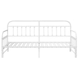 Daybed Frame White 100 x 200 cm Powder-Coated Steel 42002654