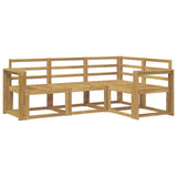 Outdoor Sofa Set 4 pcs White 191.5 x 132.5 x 73 cm 3387563