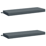 2-Piece Bench Cushions SOEST 2 pcs 100% Polyester Blue 949729