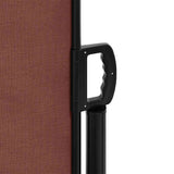 Retractable Side Awning Brown 200x600 cm 4004554