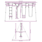 Outdoor Swing Set with Swings. Ladder. Disc Swing 3283613