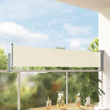 Patio Retractable Side Awning 60x300 cm Cream 48353