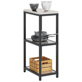 Kitchen Storage HATTEM Silver 30 x 50 x 92 cm Steel 874979