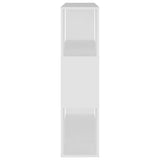 Book Cabinet Room Divider White 80x24x94 cm Engineered Wood 809125