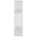 Book Cabinet Room Divider White 80x24x94 cm Engineered Wood 809125