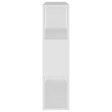 Book Cabinet Room Divider White 80x24x94 cm Engineered Wood 809125