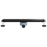 Shower Drain 2-in-1 with 360&deg Siphon Black 60 cm 42015968