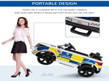 12V Kids Electric Ride On Police Car 2 Motors with Parental Remote Control Siren Flashing Lights USB T3398P378957