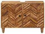 Sink cabinet with Door Brown 62 x 33 x 58 cm Solid Mango Wood 4018935