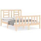 Bed Frame without Mattress 120x200 cm Solid Wood Pine 3192876