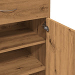 ZNTS Shoe Cabinet Artisan Oak 60x35x84 cm Engineered Wood 855953