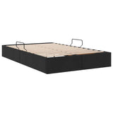 Storage Bed with Mattress Black 120 x 200 cm Velvet 3370084