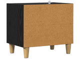 Bed Cabinet 2 pcs Black Oak 40 x 30 x 50 cm Engineered Wood 8003723