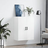 Wall Mounted Cabinet White 69.5x34x90 cm 828420