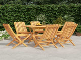 Garden Dining Set Teak Solid teak wood Foldable 3155004