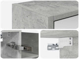Bathroom Mirror Cabinet Concrete Grey 73.5 x 16 x 62.5 cm 889170