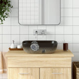 Countertop Basin Multicolour Rectangular 48x37.5x13.5 cm Ceramic 155095