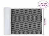 Boat Mat Harlequin Light Grey and Black 190 x 70 cm EVA 42046778