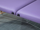 Portable Massage Bed, Folding Spa Beauty Massage Table with 2 Sections, Carry Bag and Wooden Frame, T3398P330348
