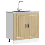 Sink Base Cabinet Lucca Sonoma Oak Engineered Wood 853690