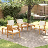 Garden Sofa Set 6 pcs Brown 45 x 45 x 38cm Solid Acacia wood 3331815