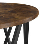 ZNTS Side Tables 2 pcs Smoked Oak Engineered Wood 868263