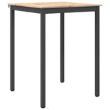 Bar Table Natural 80 x 80 x 105 cm Solid Pine Wood 892801