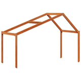 Loft Bed Frame Wax Brown 90 x 190 cm Solid Pine Wood 3422747