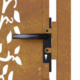 Garden Gate 100x150 cm Corten Steel Tree Design 153163