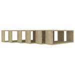 Wall Cube Shelf 6 pcs Sonoma Oak 60x15x23 cm Engineered Wood 807144