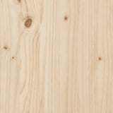 Bed Frame without Mattress 200x200 cm Solid Wood 3105685