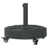 Parasol Base with Wheels for 38 / 48 mm Poles 27 kg Round 4007979