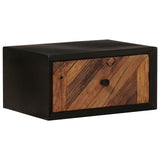 Handmade Bedside Cabinet Natural 40 x 30 x 20 cm 42020097