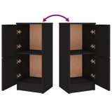 Sideboards 3 pcs Black Engineered Wood 3115845