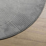 Rug IZA Short Pile Scandinavian Look Grey 160 cm 375460