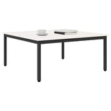 Coffee Table White 100 x 100 x 45 cm Solid Pine Wood 892770