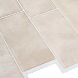 Decorative Stickers 20 pcs Beige Marble 29 x 21 cm 42046148