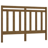 Bed Headboard Honey Brown 141x4x100 cm Solid Wood Pine 817788