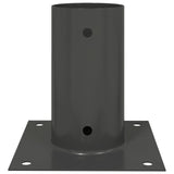 Round Ground Anchor 12 pcs Anthracite 15 x 15 x 15 cm Metal 42030127