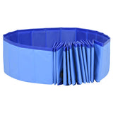 Foldable Dog Swimming Pool Blue 200x30 cm PVC 92602