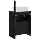 Bathroom Vanity with Sink Black 54 x 35 x 83 cm Engineered Wood 890131