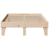 Bed Frame without Mattress 120x200 cm Solid Wood Pine 855358