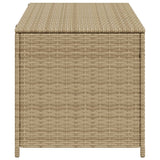 Garden Storage Box Mix Beige 190L Poly Rattan 365323